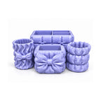 4-Piece Printed Desk Organizer Combo