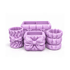 4-Piece Printed Desk Organizer Combo