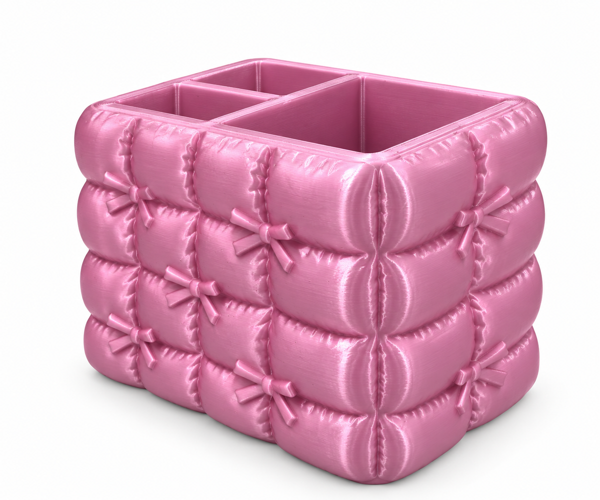 Cute Bow Organizer Basket