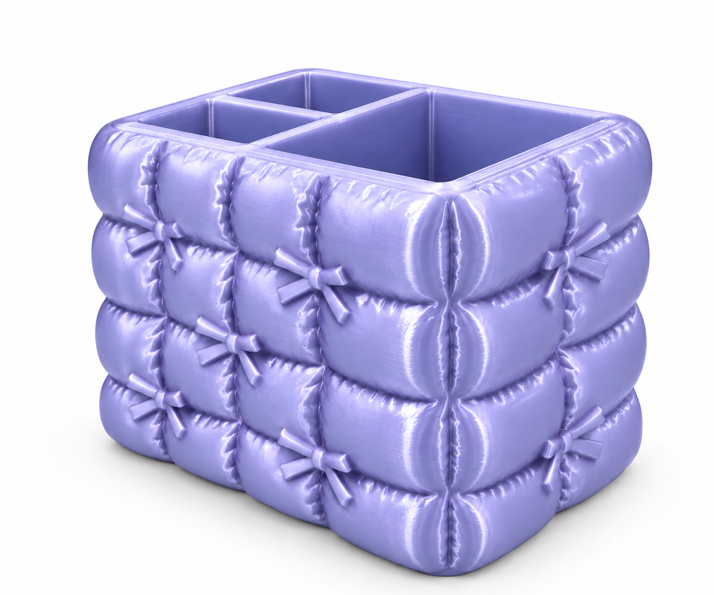 Cute Bow Organizer Basket
