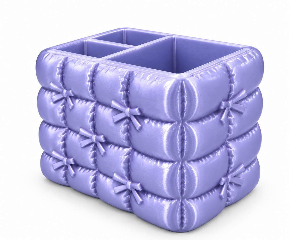 Cute Bow Organizer Basket