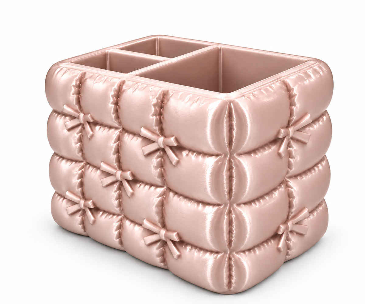 Cute Bow Organizer Basket