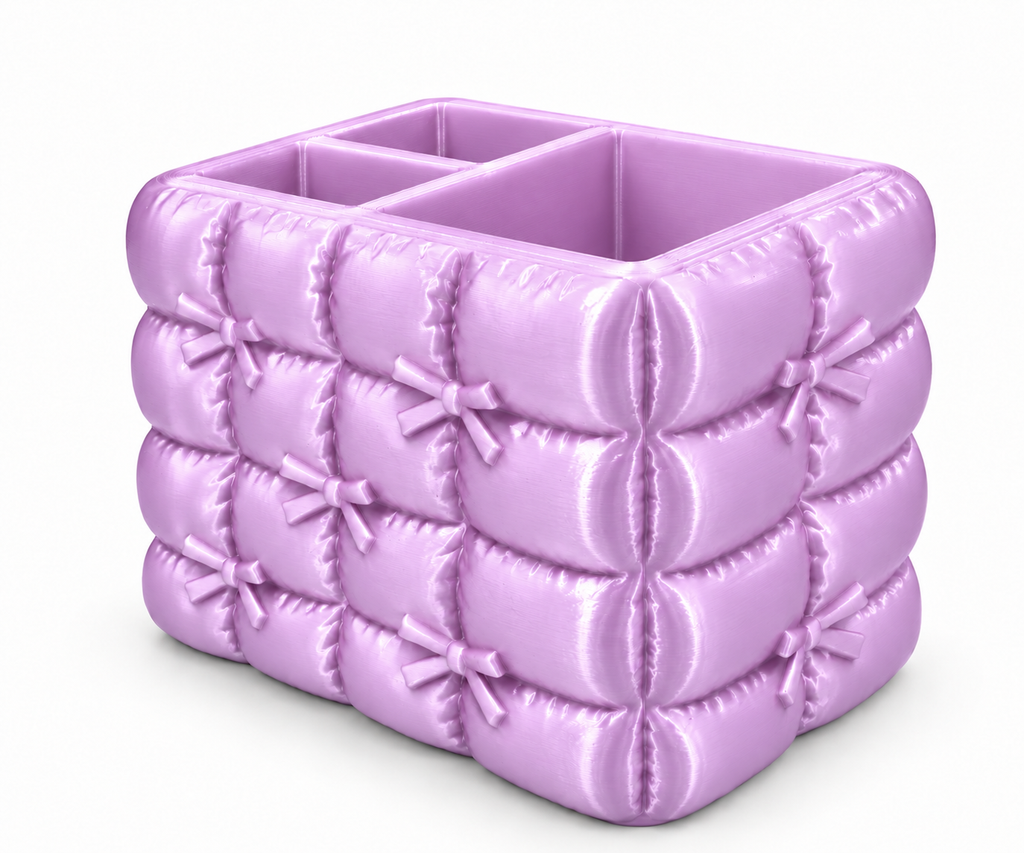 Cute Bow Organizer Basket