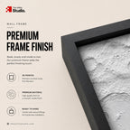 Moon Surface 3D Wall Frame