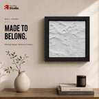 Moon Surface 3D Wall Frame