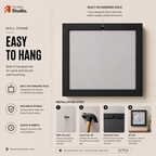 Moon Surface 3D Wall Frame