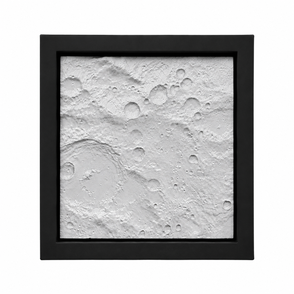 Moon Surface 3D Wall Frame