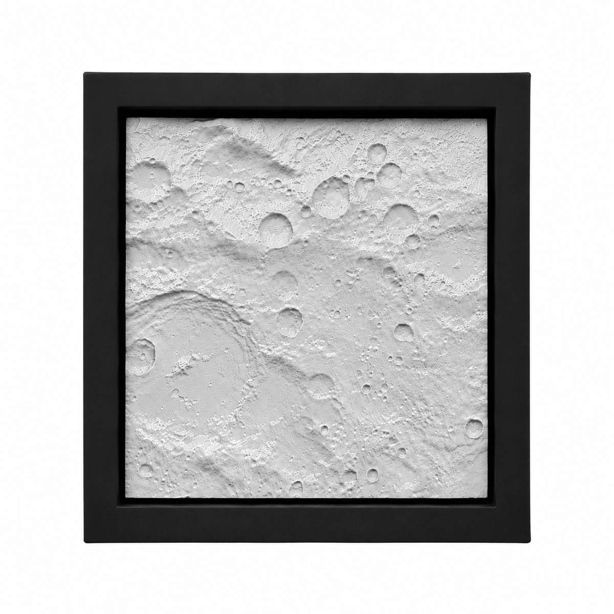Moon Surface 3D Wall Frame